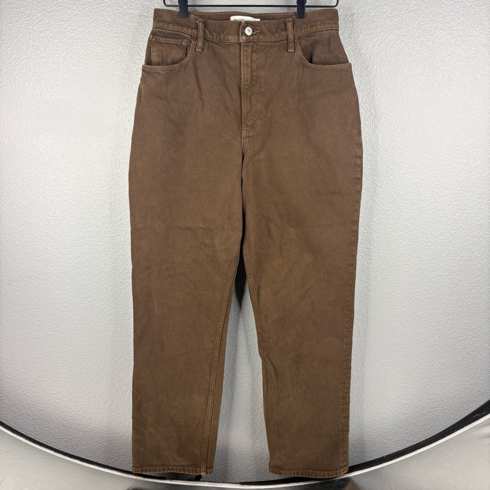 The 90s Straight Ultra High Rise Curve Love Brown Jeans
